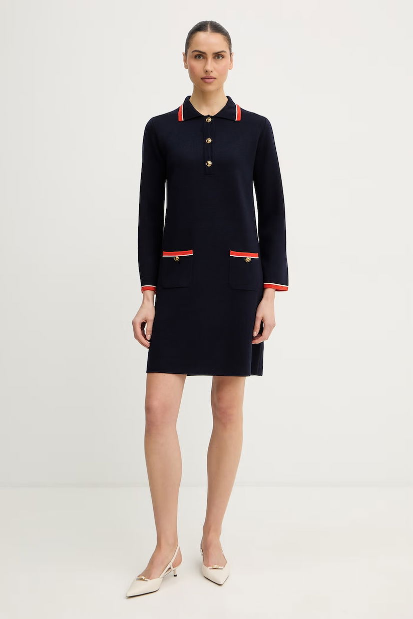 Luisa Spagnoli rochie din lână Mariolina