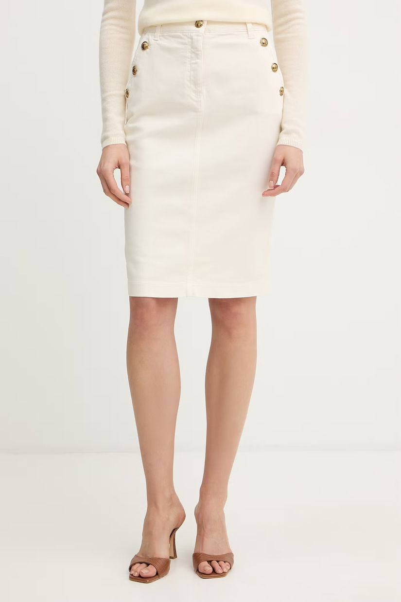 Luisa Spagnoli fustă jeans Targhetta