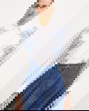 Luisa Spagnoli pantaloni scurți jeans Altana