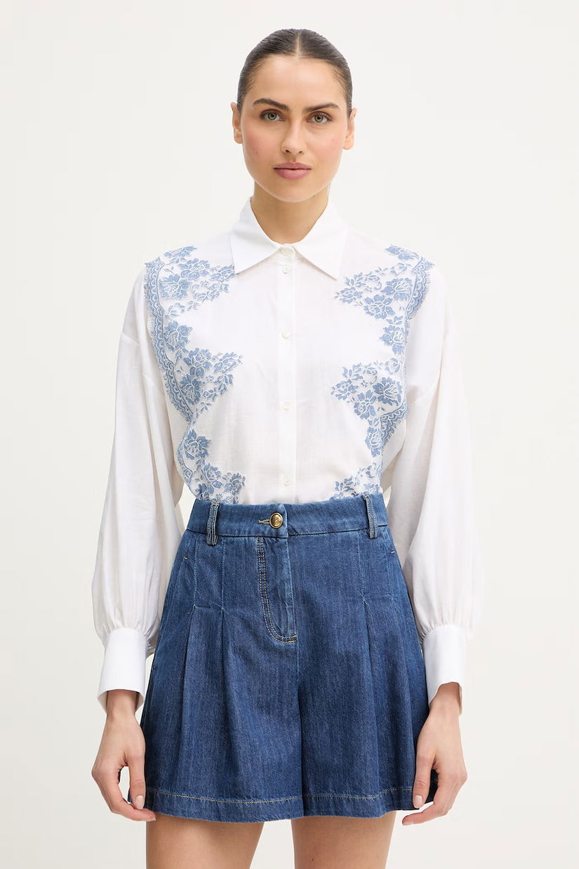 Luisa Spagnoli pantaloni scurți jeans Altana