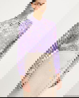 Luisa Spagnoli cămașă de matase Bagheria