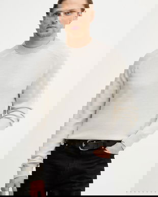 BOSS Orange pulover din amestec de lână Akajer