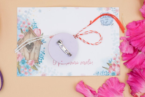 Mărțișor cu animăluț | Personalizat handmade | Lut polimeric