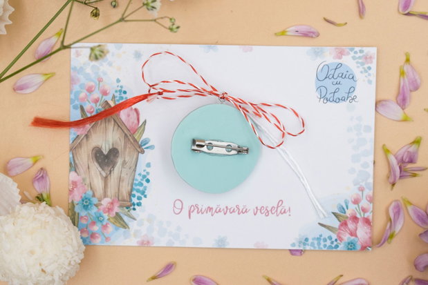 Mărțișor stetoscop | Personalizat handmade | Lut polimeric