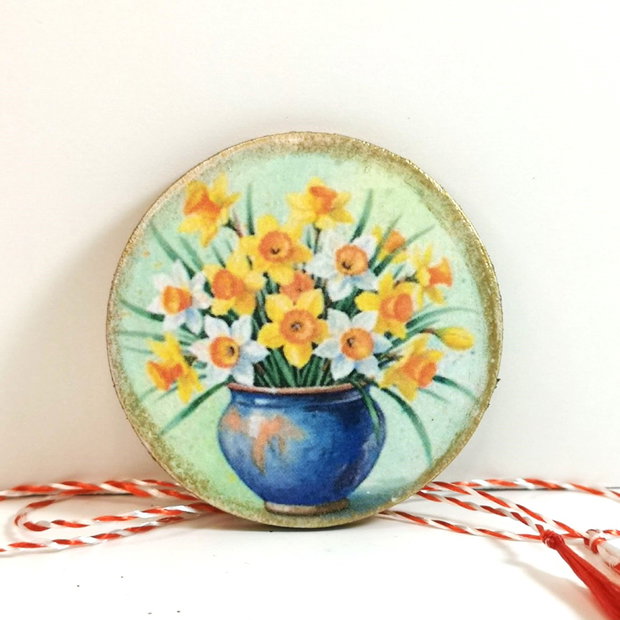 Martisor cu flori - narcise