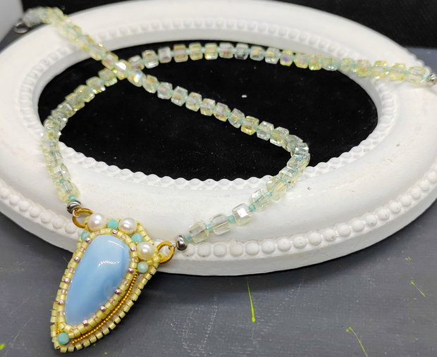 Choker cu agat lace