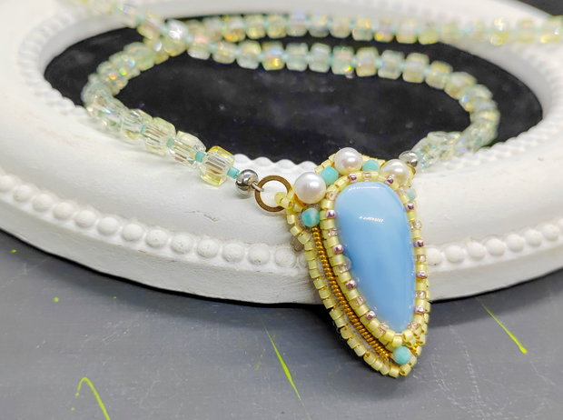 Choker cu agat lace