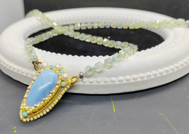 Choker cu agat lace