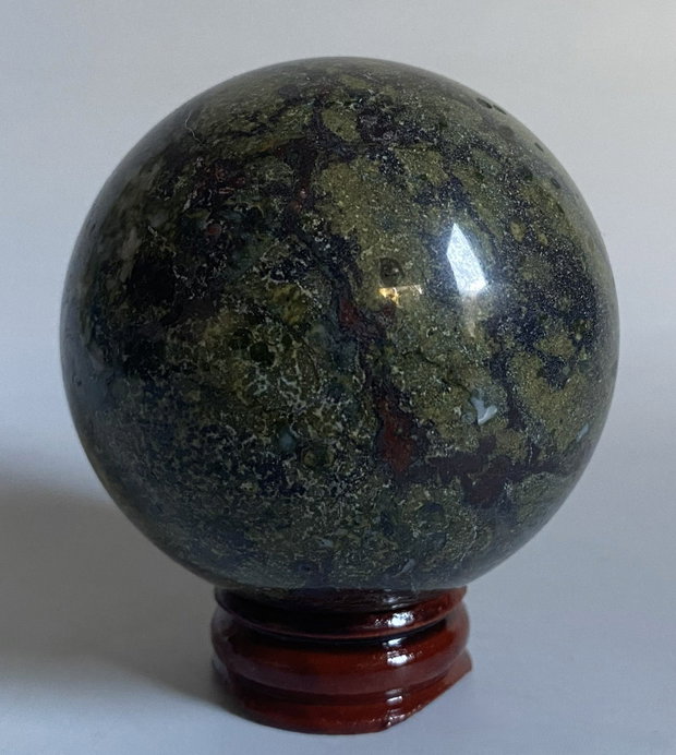 Jasp Sangele Dragonului - Sfera piatra semipretioasa
