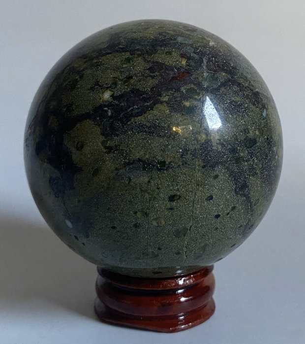 Jasp Sangele Dragonului - Sfera piatra semipretioasa