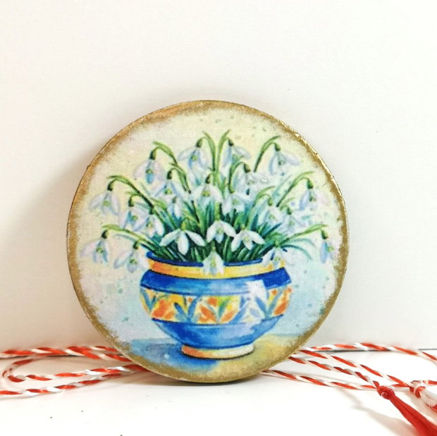 Martisor cu flori - ghiocei
