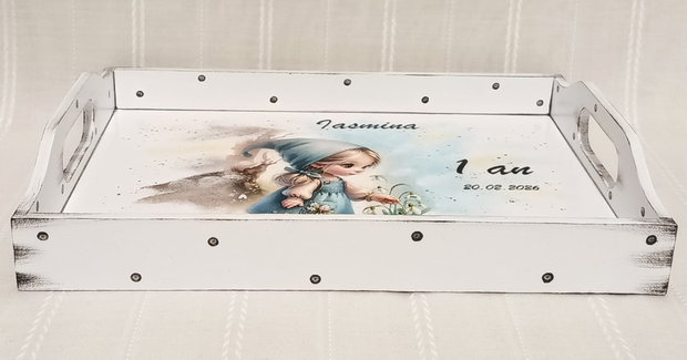 Tavita/set de mot fetita cu ghiocei
