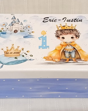 Cutie de trusou botez sau mot cu micul print