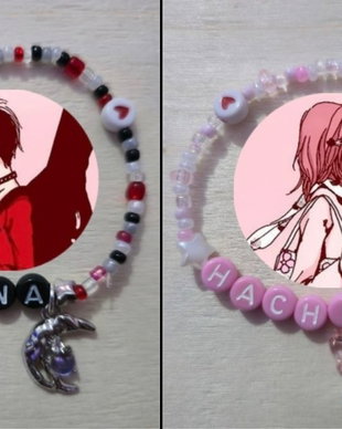 Set 2 Brățări Handmade Nana & Hachi  Best Friends Bundle