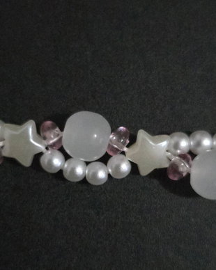 Soft, white & pearly.