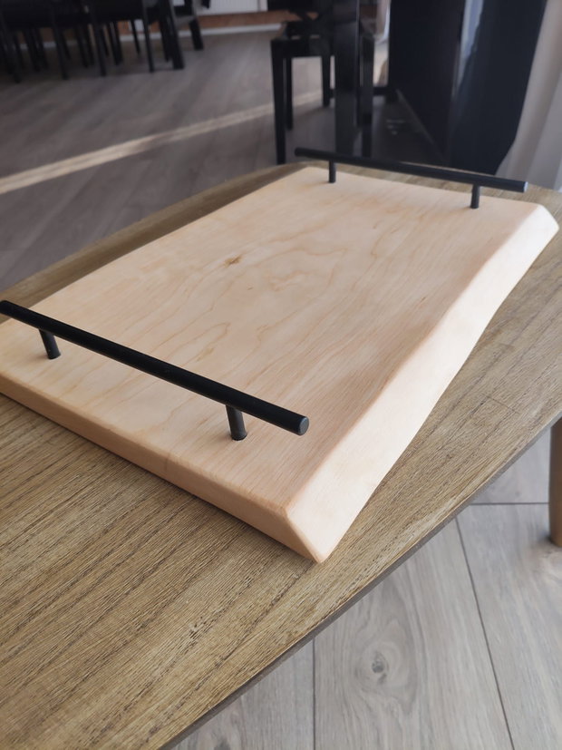 Platou servire handmade lemn masiv