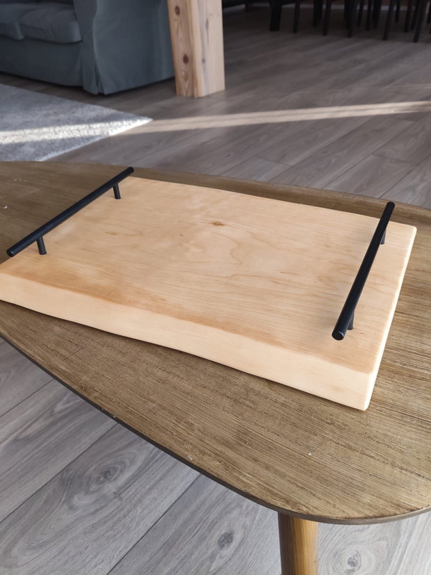 Platou servire handmade lemn masiv