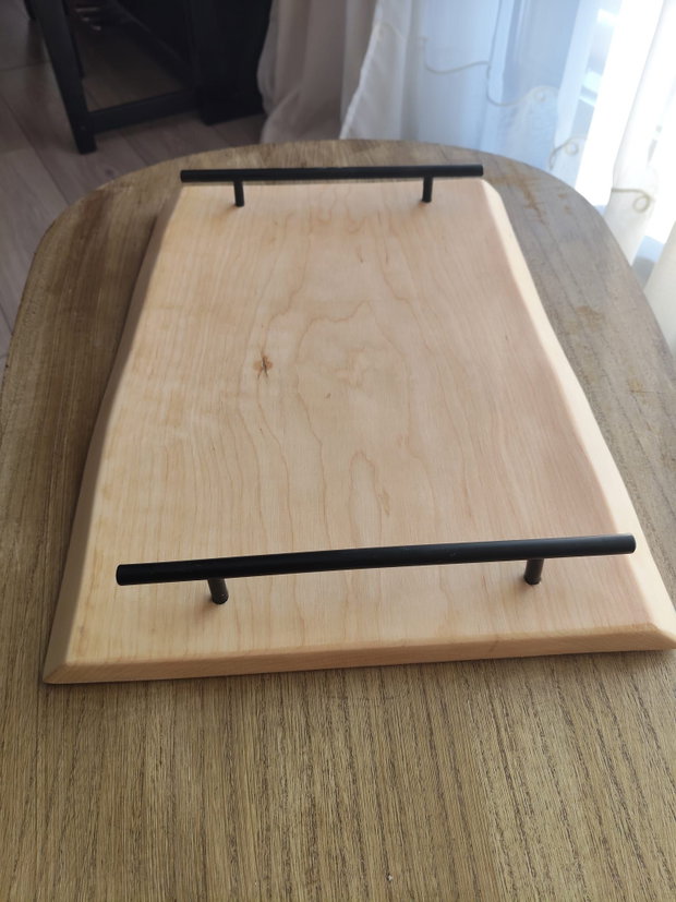 Platou servire handmade lemn masiv