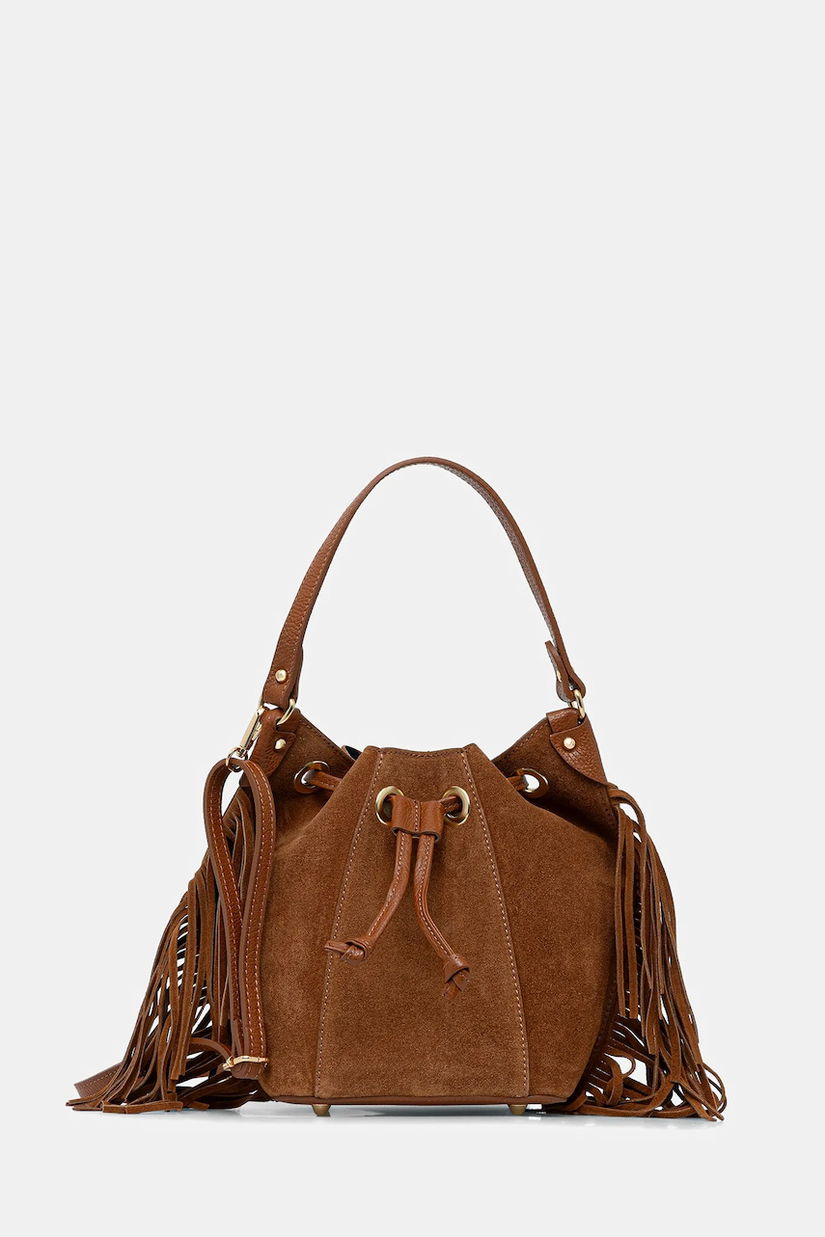 Answear.LAB geanta de mana din piele intoarsa