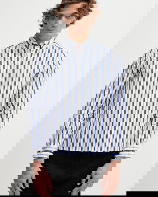 Wales Bonner cămașă din bumbac Daylight Shirt