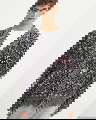 Wales Bonner cardigan din lână Sibling Cardigan