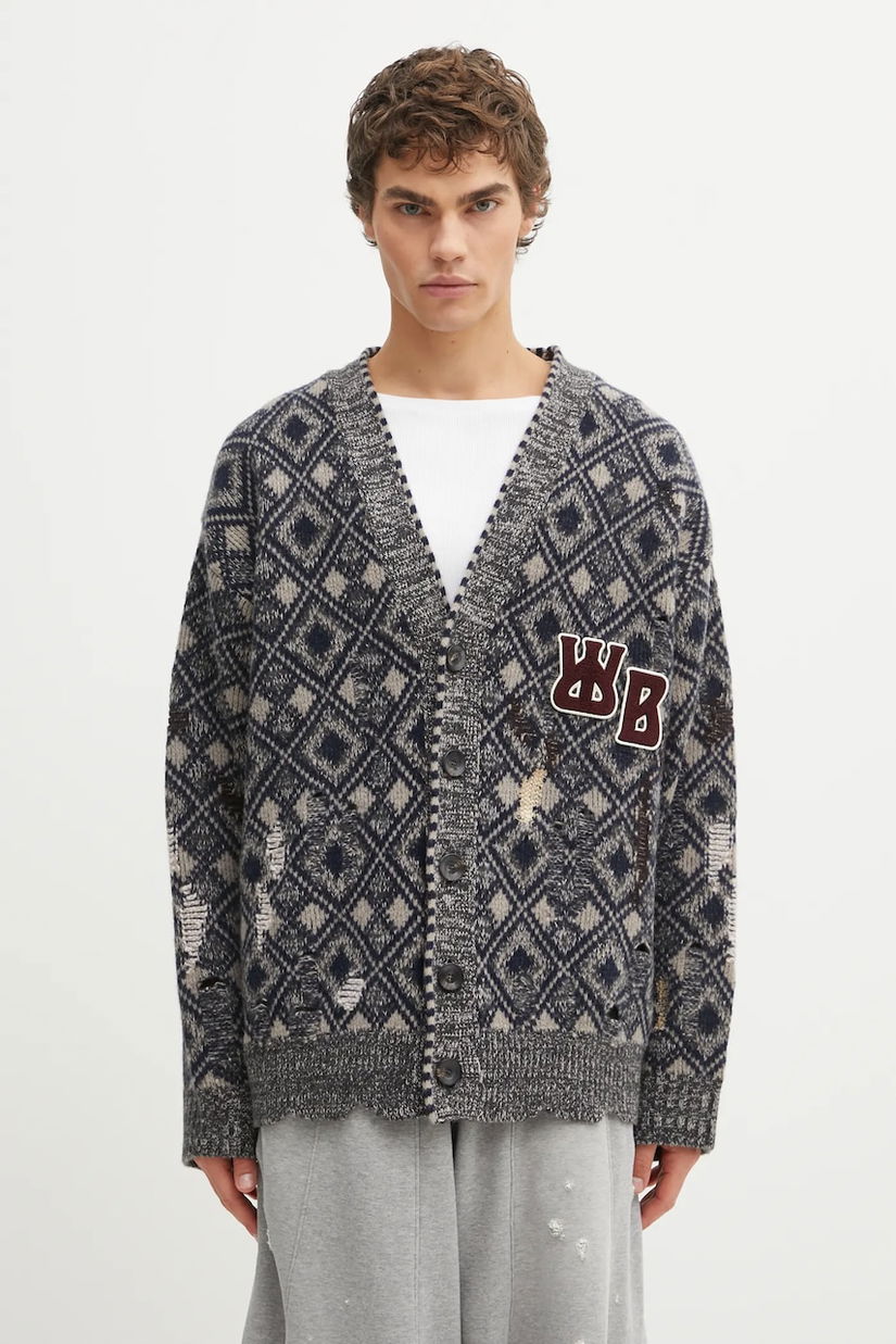 Wales Bonner cardigan din lână Sibling Cardigan