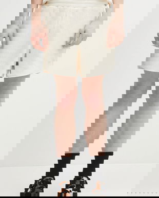 Wales Bonner pantaloni scurți din bumbac Song Jersey