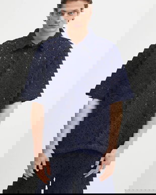 Daily Paper cămașă Lace Shield Ss Shirt