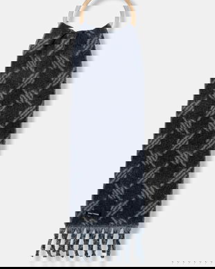 Daily Paper eșarfă din amestec de lână Riyo Monogram