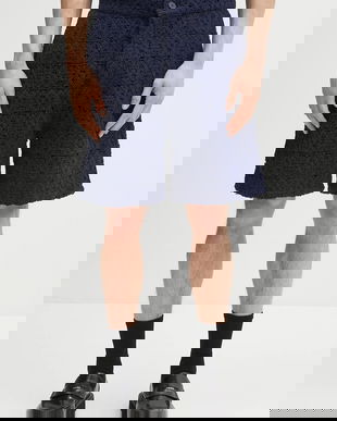 Daily Paper pantaloni scurți Lace Shield Short