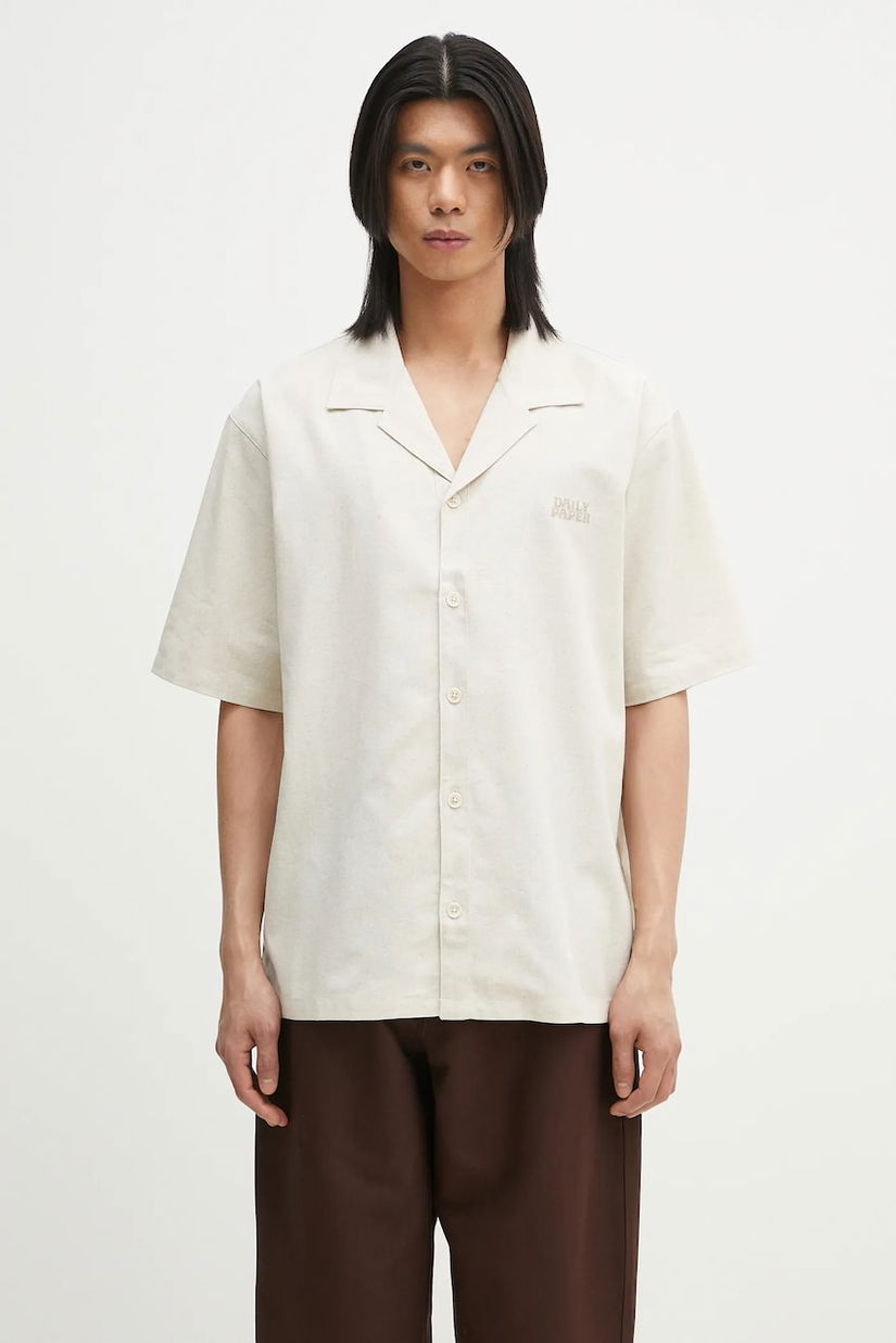 Daily Paper cămașă Linen Ss Shirt