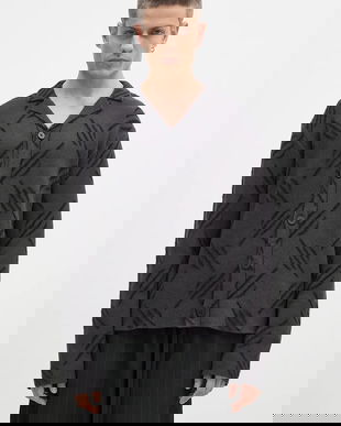 Daily Paper cardigan Kirabo Monogram Knit Cardigan