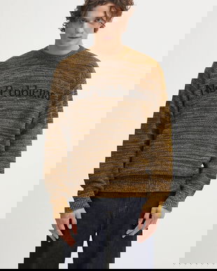 No Problemo pulover din amestec de lână Mosca Crew Neck