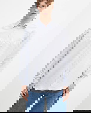 No Problemo cămașă din bumbac No Problemo LS Stripe Shirt