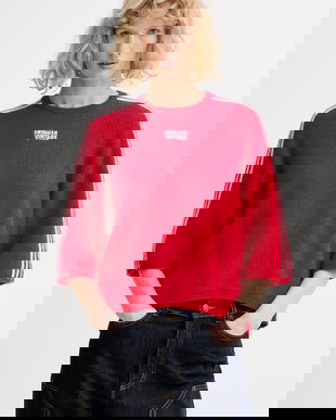 American Vintage pulover din amestec de alpaca