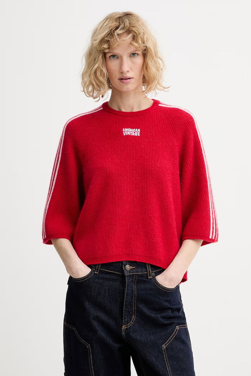 American Vintage pulover din amestec de alpaca