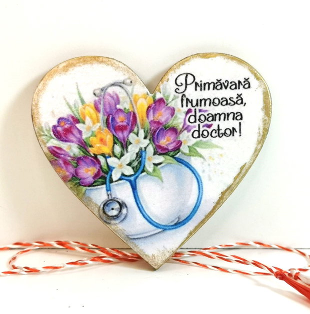 Martisor personalizat pentru doctor, medic