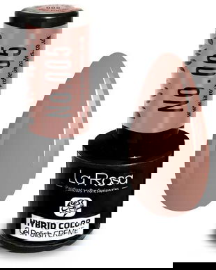 Lac de unghii La Rosa Profesionales Creme hybrid gel 005 brown rose, 9 ml