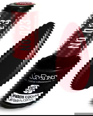 Lac de unghii La Rosa Profesionales Creme hybrid gel 023 purple, 9 ml