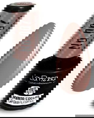 Lac de unghii La Rosa Profesionales Creme hybrid gel 007 dark nude pink, 9 ml