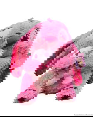 Jucărie de Pluș Tip Stitch Roz, 35 cm