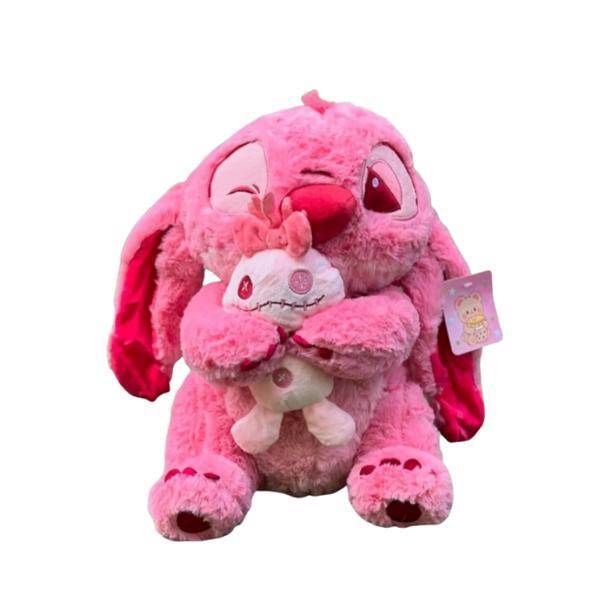 Jucărie de Pluș Tip Stitch Roz, 35 cm
