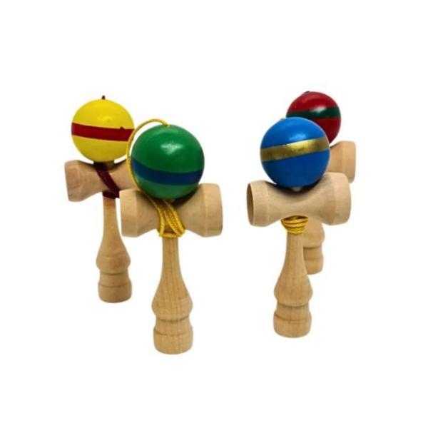 Mini Kendama din Lemn, 8 cm