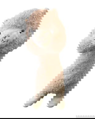 Jucărie de pluș, Alpaca, Culoare crem, 65 cm