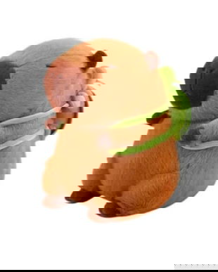 Capibara de pluș de 35 cm cu rucsac Broscuta