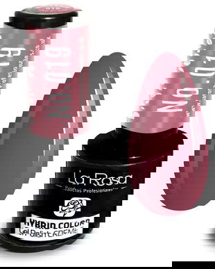 Lac de unghii La Rosa Profesionales Creme hybrid gel 019 indian red, 9 ml