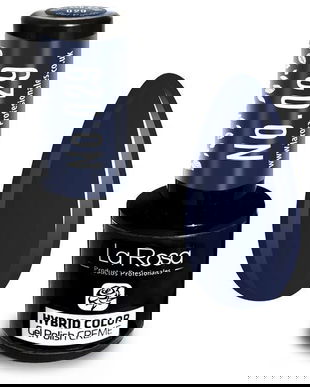 Lac de unghii La Rosa Profesionales Creme hybrid gel 029 navy blue, 9 ml
