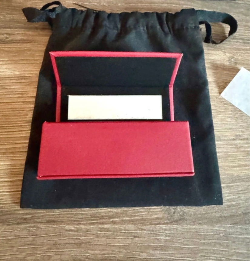 YSL Beaute Lipstick Holder Red Lipstick Case With Mirror