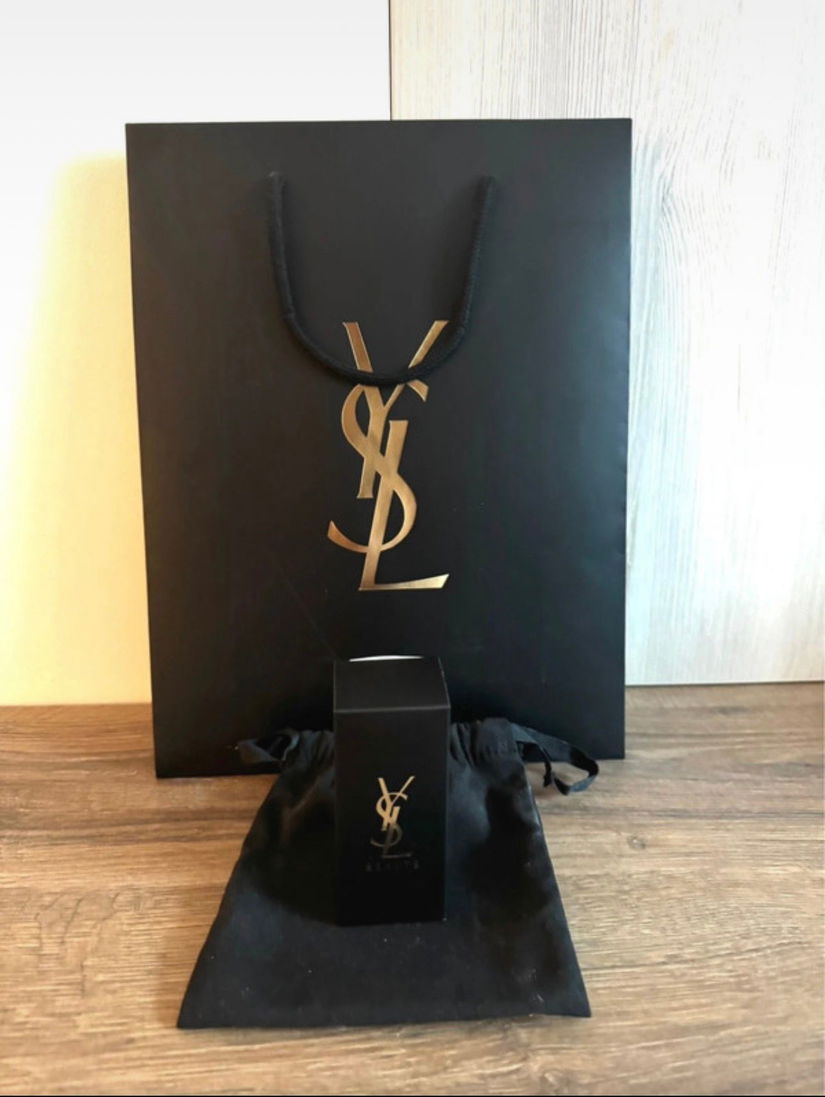 YSL Beaute Lipstick Holder Red Lipstick Case With Mirror