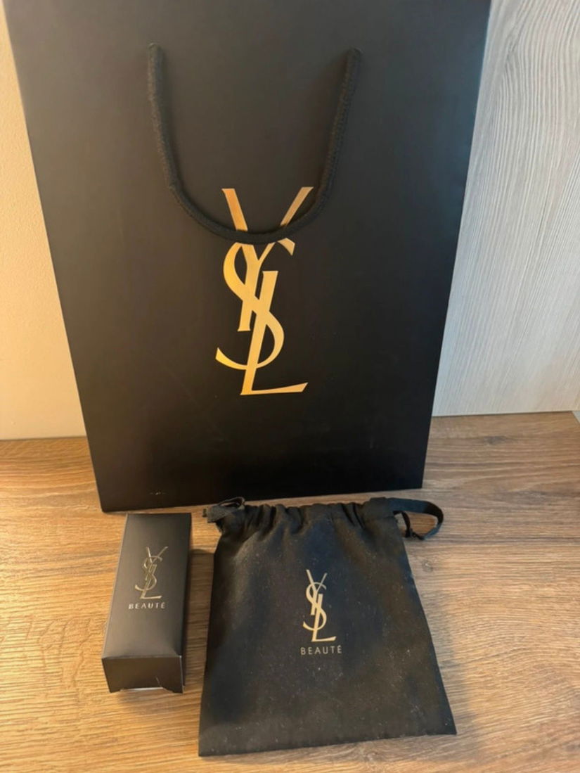 YSL Beaute Lipstick Holder Red Lipstick Case With Mirror